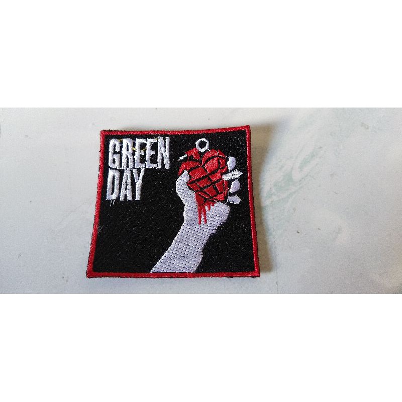 emblem patch bordir green day