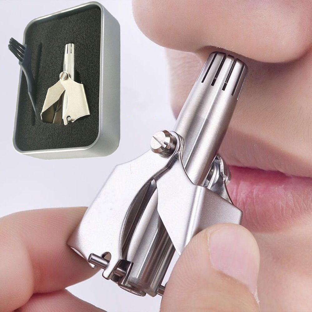 Preva Nose Hair Ear Trimmer Mini Portable Stainless Steel Alat Cukur Rambut Hidung Pria Bisa Dicuci