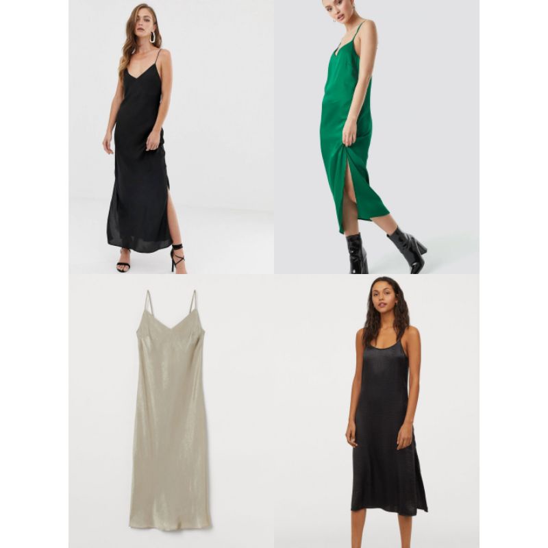 Slip Satin Dreess HM Weekday