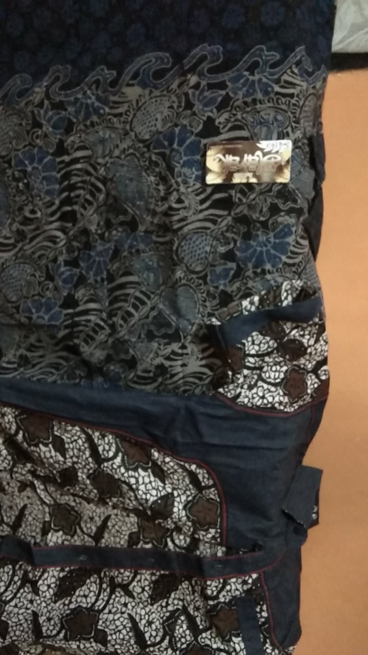 Batik Anak Cowok Kombinasi Lengan Pendek Model Jangkis