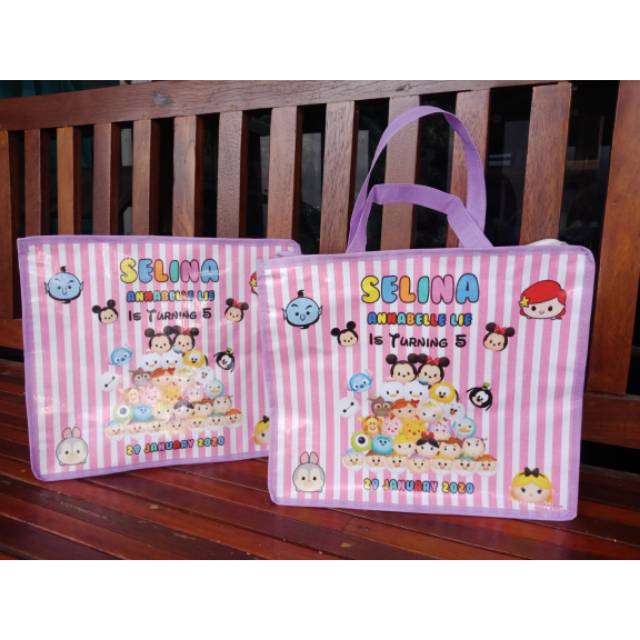 Tas ulang tahun anak model resleting mika 0.25