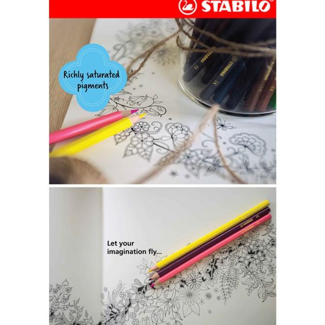 

STABILO Swans Colored Pencils 48 pcs / Pensil Warna isi 48 pcs