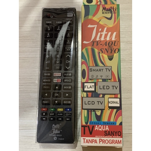 Remote TV Jitu multi Aqua Sanyo