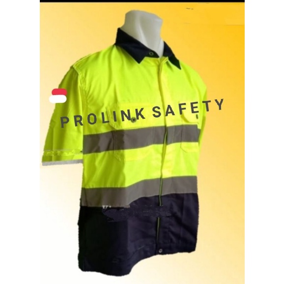 LENGAN PENDEK STABILO NAVY BAJU SAFETY