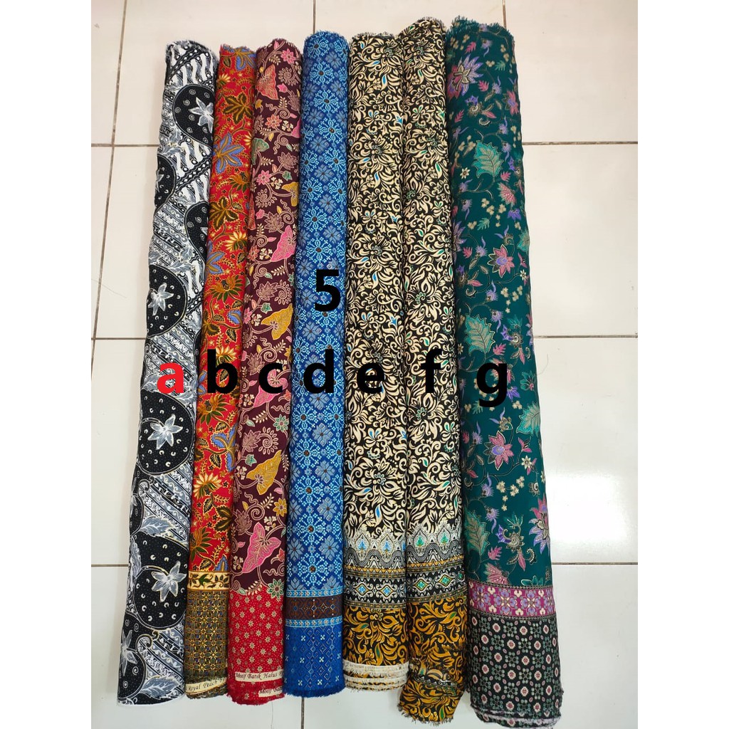 KAIN BATIK METERAN BAHAN polyester