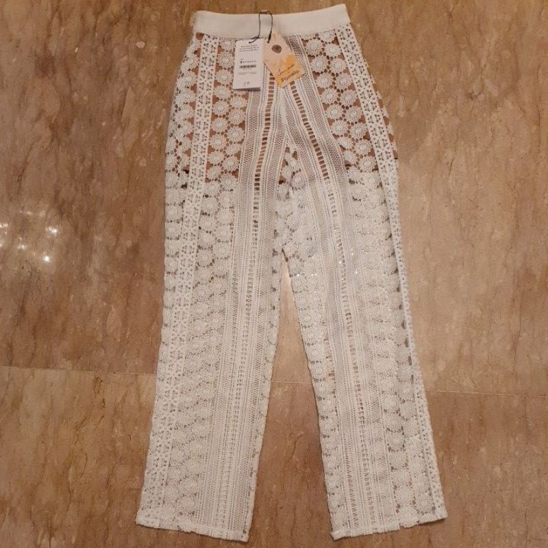 pamelo jane suda brand new celana brokat super mewah