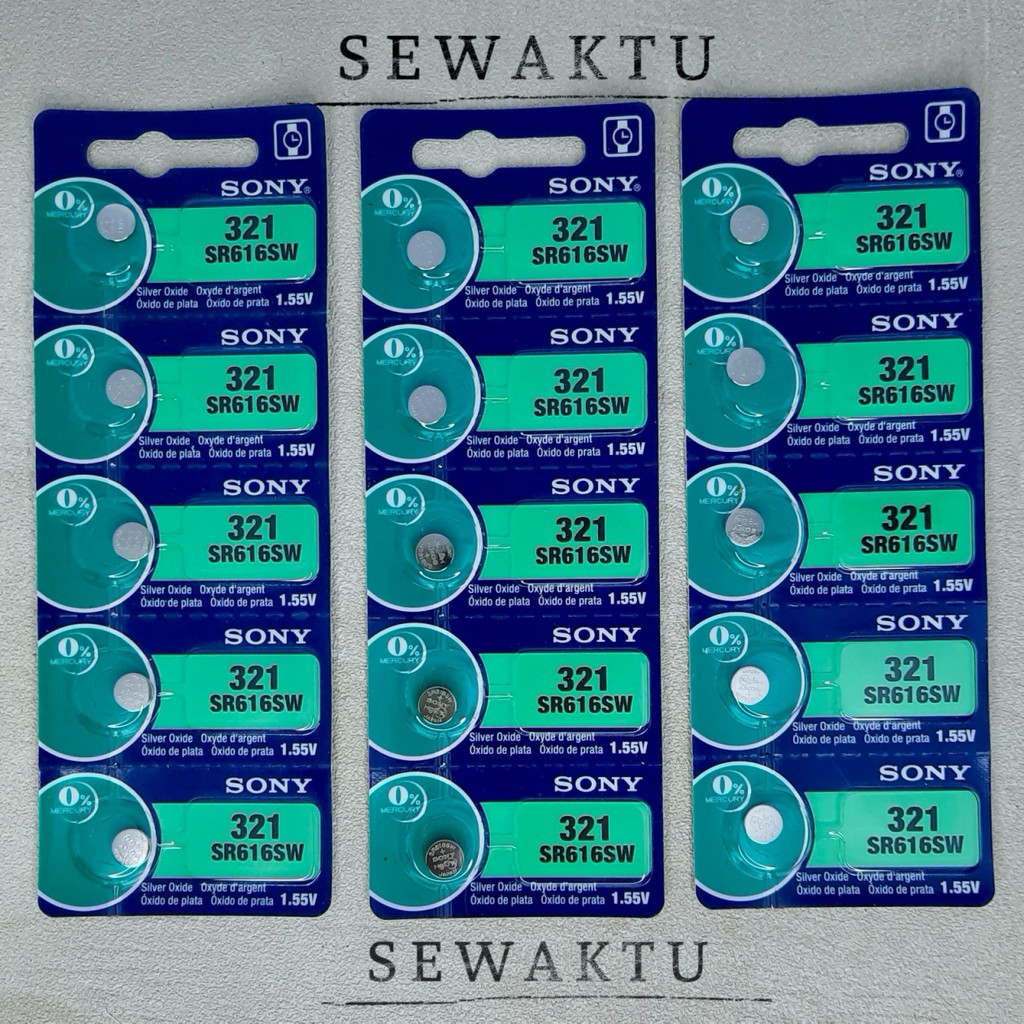 BATERAI SONY MURATA  321 / SR616SW BATERAI JAM TANGAN