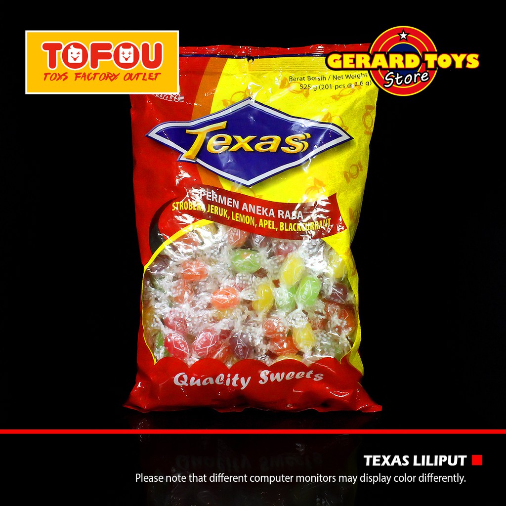 

Permen Buah Texas Liliput Bungkus isi 201pcs MURAH BANGET