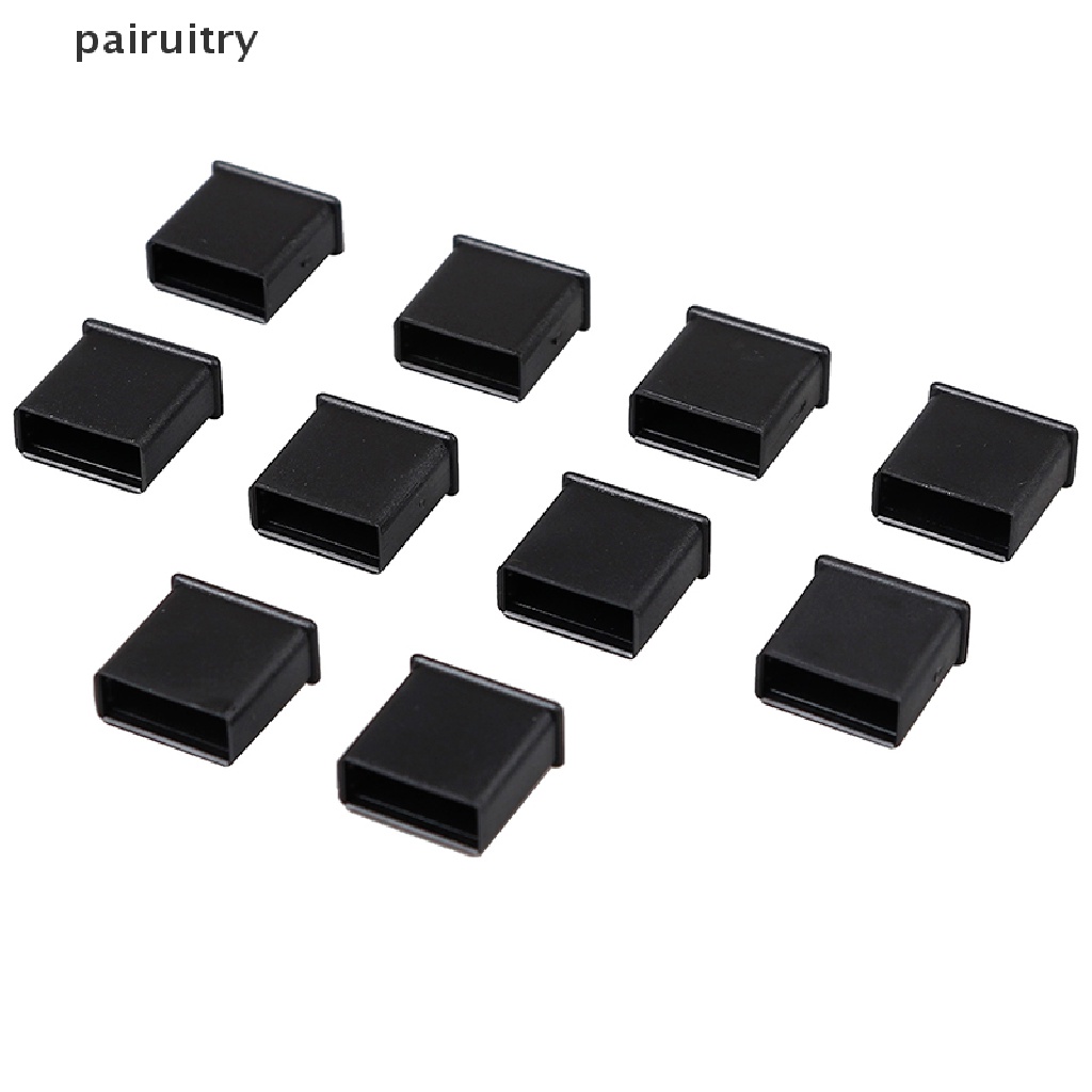 Prt 10Pcs Tutup Pelindung plug USB Bahan Plastik anti Debu PRT