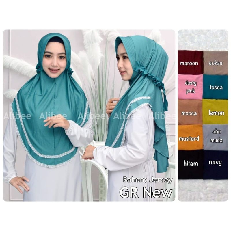 Termurah Best seller Hijab Rempel GR Jersey/Jilbab Rempel Terlaris