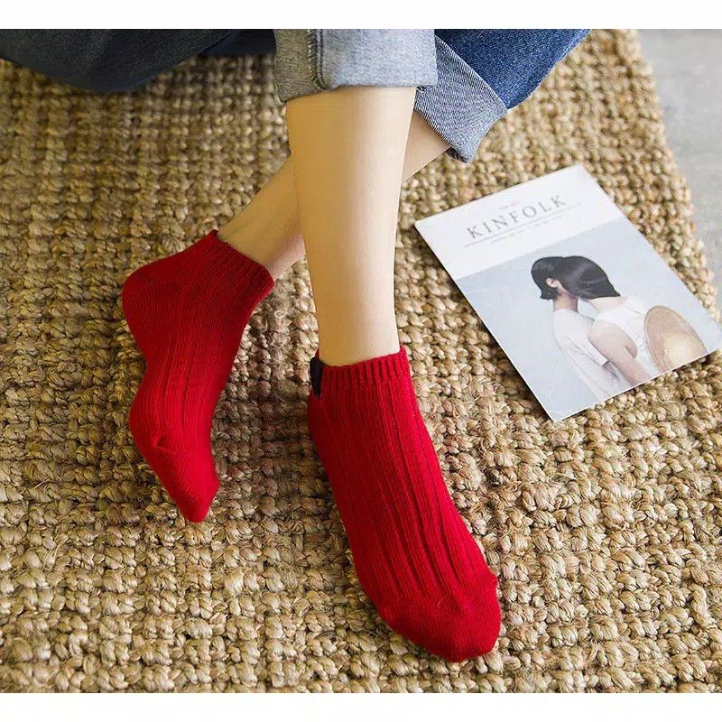 TERMURAH!!! Kaos Kaki Polos 6 Garis Kaos Kaki Pria Wanita Unisex Angkle Korean Style Fashion