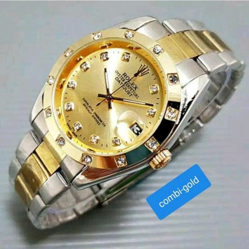 Rolex GMT Automatic Rantai & Kulit | jam tangan rolex mata matic tanpa baterai otomatis pria wanita