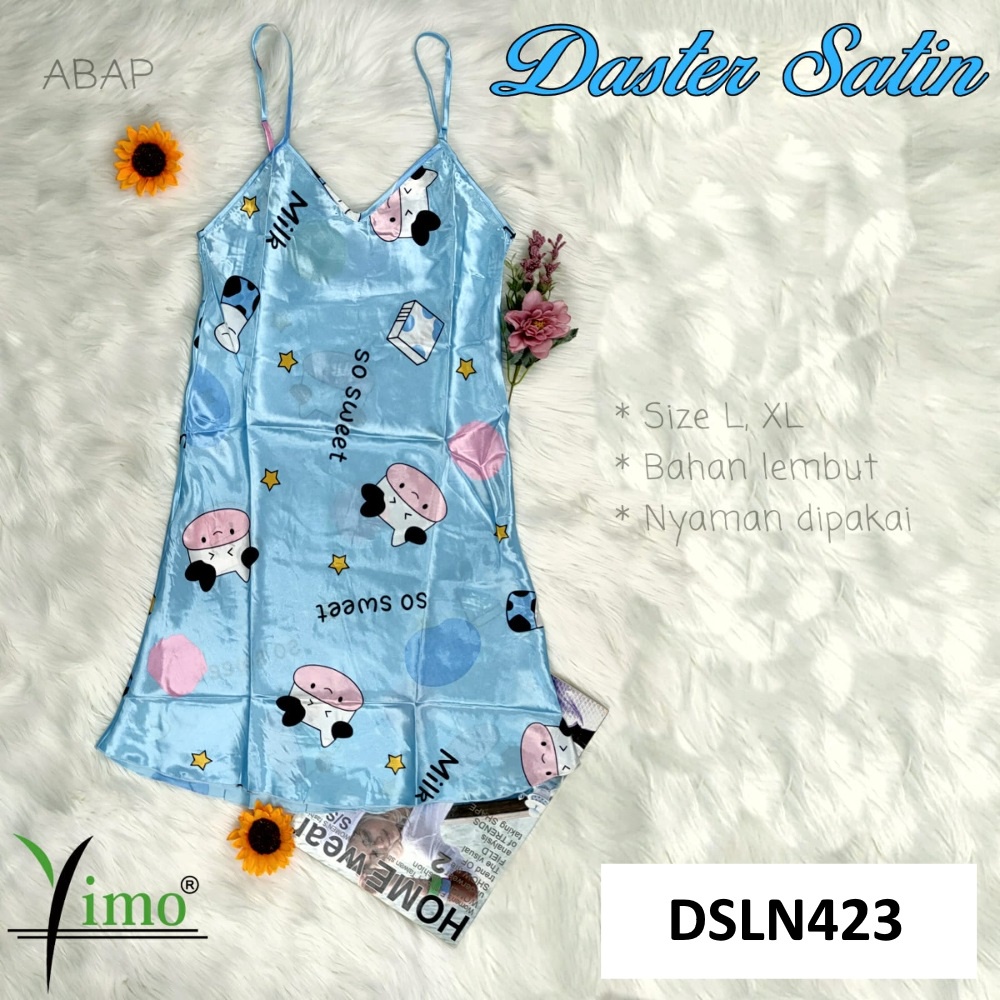 Daster Tanktop Satin - Baju Tidur Wanita - Baju Tanktop Santai - MURAH - IMPORT - KUALITAS BAGUS