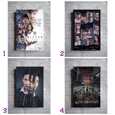 Poster The Gifted thailand tv series serial film dekorasi dinding kayu rumah kamar tidur kafe