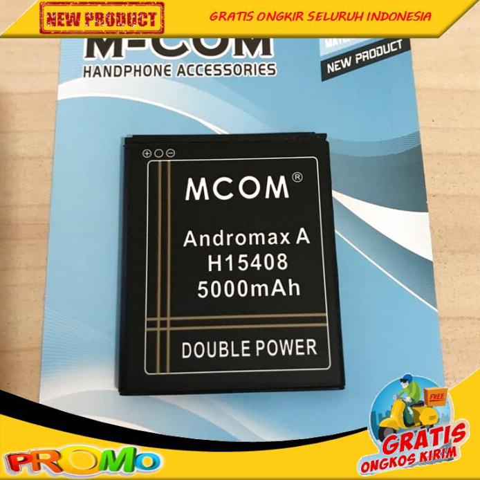 TERBARU BATERAI ANDROMAX A SMARTFREN . 4G LTE A16C3H DOUBLE POWER MCOM BOLEH RESELLER
