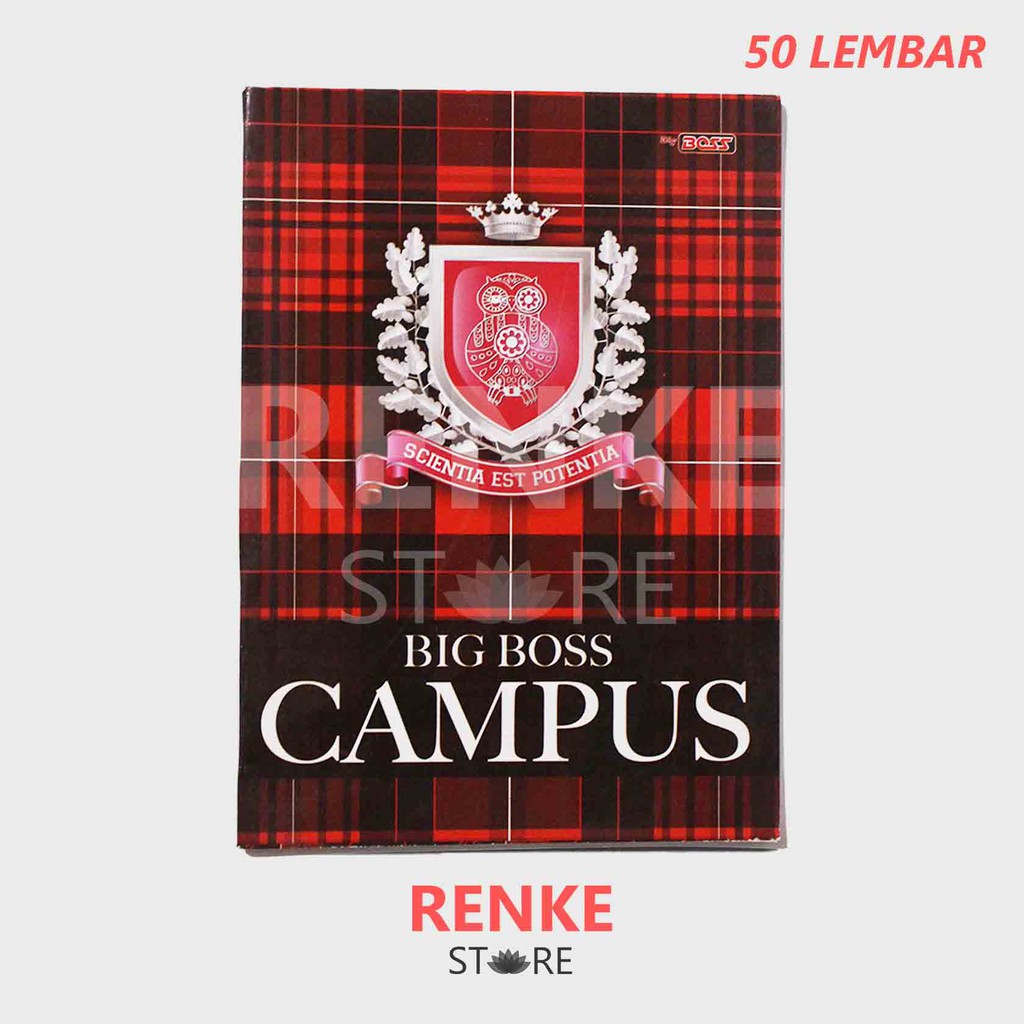 

Buku Tulis Kampus Big Boss/AA 50 Lembar 10 Buku - Boxy Sekolah SMP SMA
