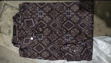 Kemeja Batik Songket Pria Lengan Panjang, Batik Songket Terbaru, Batik Best Seller
