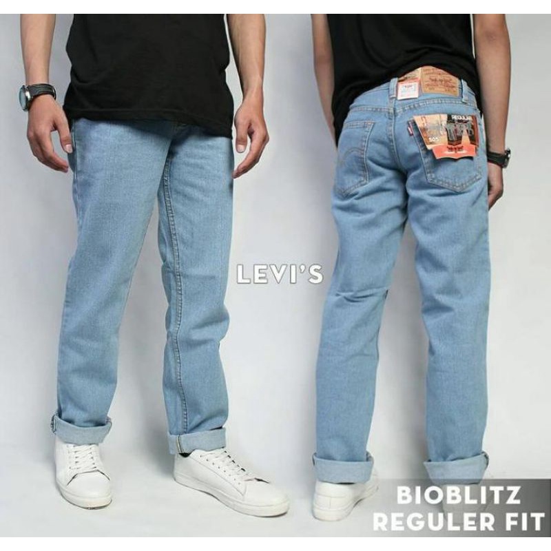 Celana jeans panjang dewasa murah Celana Standar Reguller Cowok Pria celana denim laki laki cowo jins bisa cod