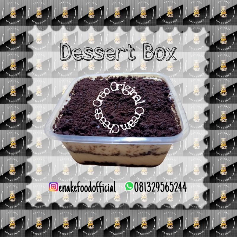 Dessert box mini/dessert box murah/dessert box oreo puding vanila cheese/dessert box premium