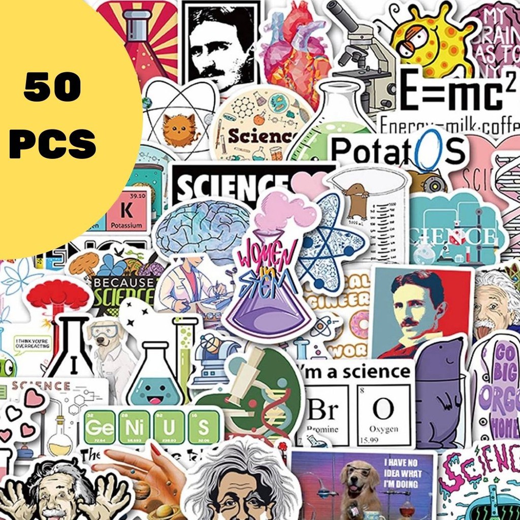

[Isi 50] Sticker Aesthetic Science IPA Hype Case HP Laptop