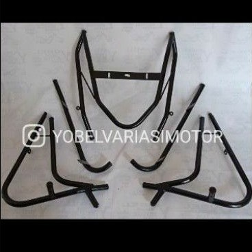 CRASHBAR VARIO TECHNO 125 fi FRAME COVER BODYGUARD PELINDUNG BODY VARIO DUDUKAN LAMPU TEMBAK VARIO