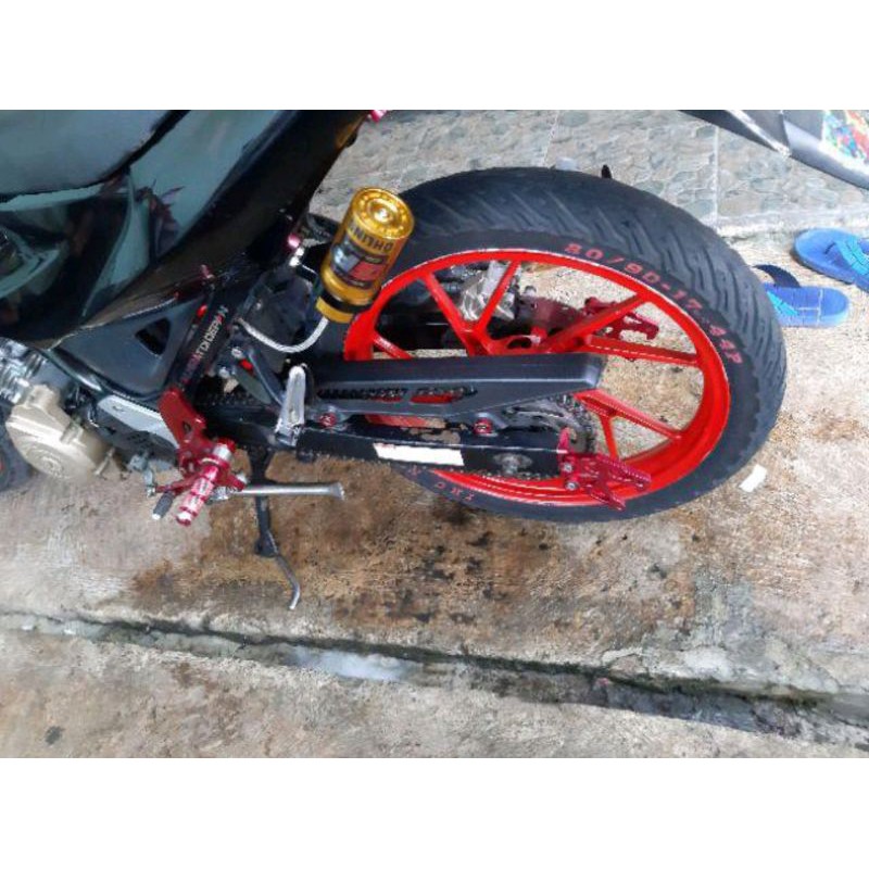 monoshock ride it tabung pisah satria fu gp103 shock klik rebound tabung fungsi shock 103