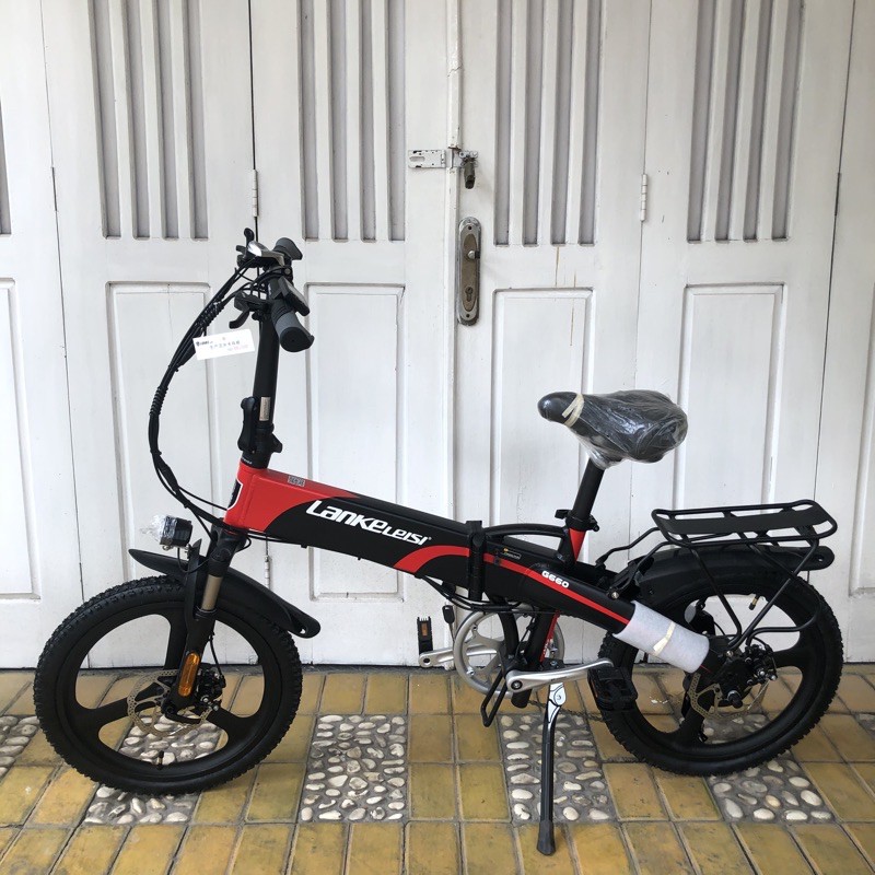 Sepeda Ebike Lankeleisi G660 RedBlack