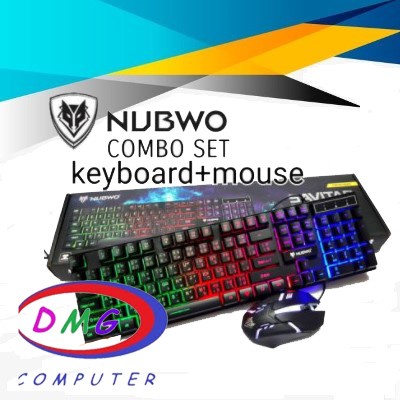 Keyboard Mouse Gaming Nubwo Savitar NKM-623 RGB Keyboard Mouse Combo