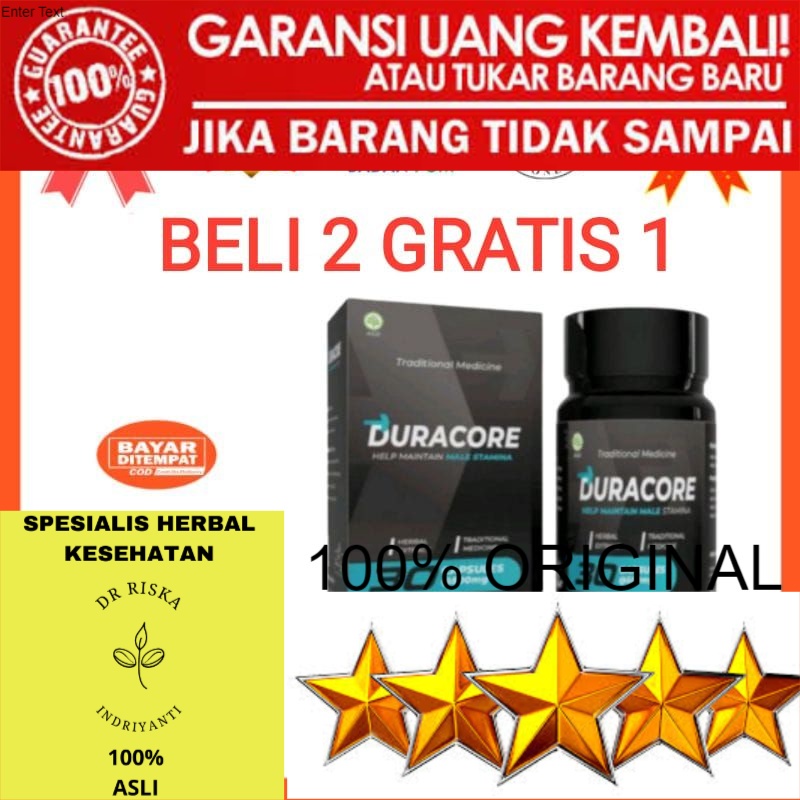 100% ASLI DURACORE ASLI OBAT STAMINA PRIA BPOM HERBAL EXTRACT