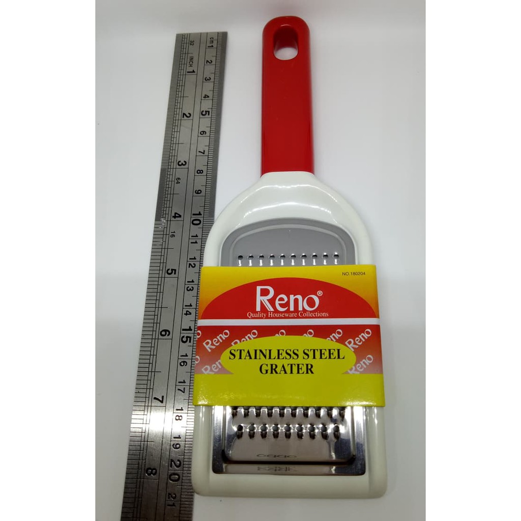 Unik RENO PARUTAN KEJU STAINLESS GRATER SLICER UK 15 CM MEDIUM NO 180204 Berkualitas