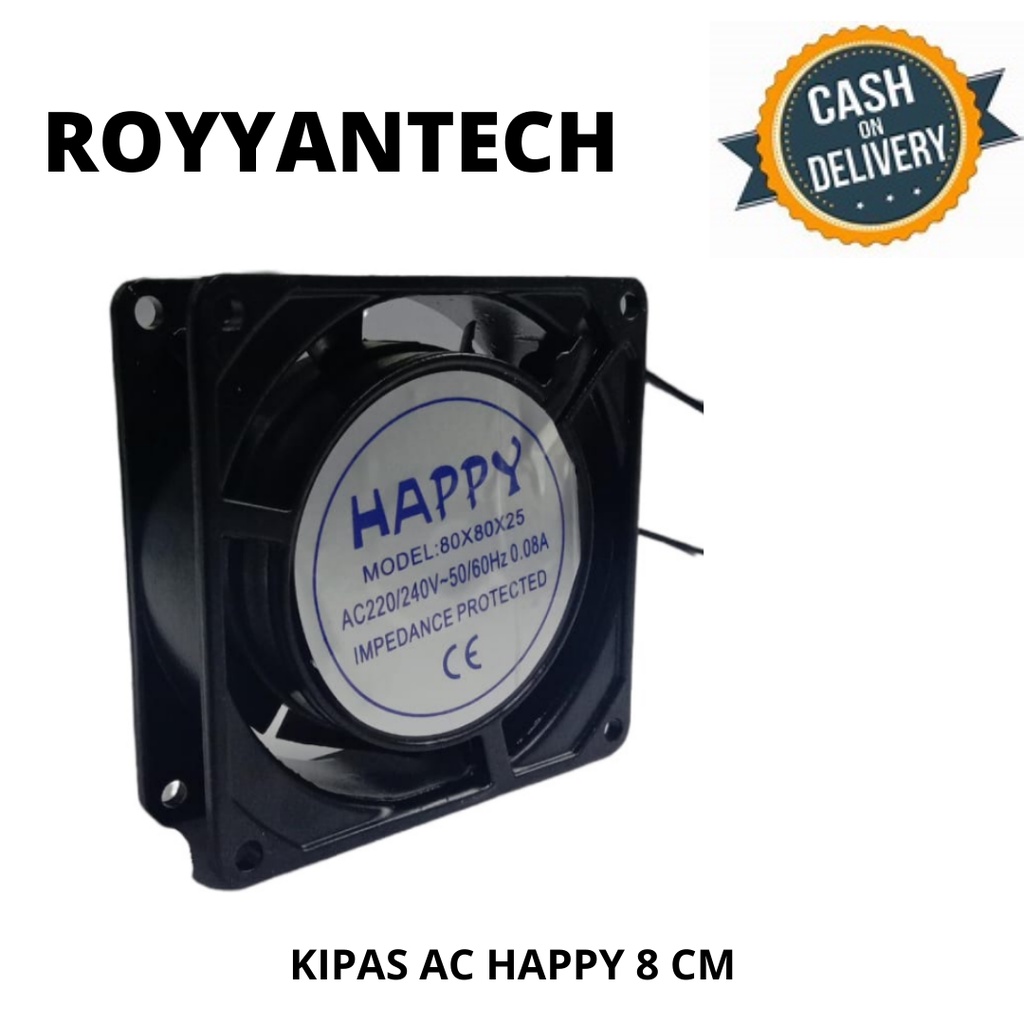 KIPAS AC HAPPY 8CM FAN 8 CM