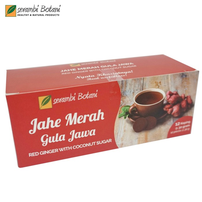 

TRADISIONALMINUMAN- JAHE MERAH GULA JAWA ISI 12 SERAMBI BOTANI -MINUMAN-TRADISIONAL.