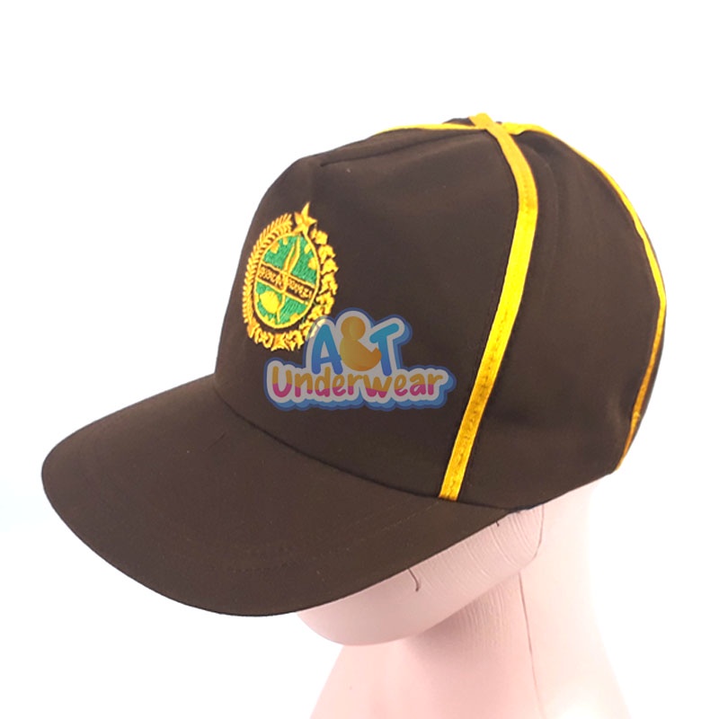 AT348-Topi Pramuka/Topi Pramuka Siaga Pita/Topi Siaga Bordir