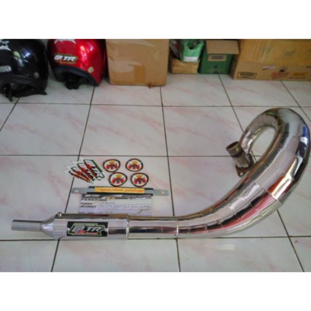 Knalpot RX-KING Lobster telo chrome polos @_TR RACING