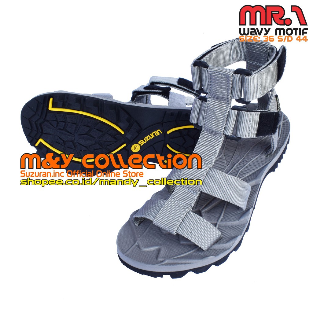 SUZURAN Sandal High Land Grey