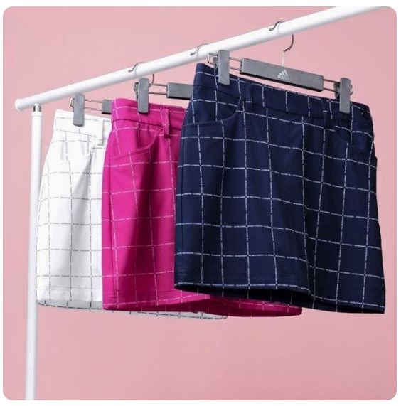 Adidas SS Adicross Check Print Skirt