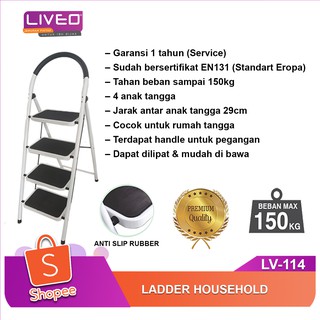 LIVEO Tangga 4 Step Ladder LV114 | Shopee Indonesia