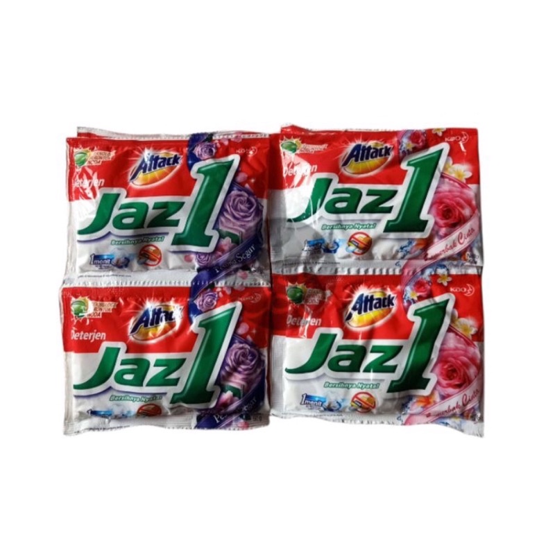 Attack Jaz1 Deterjen Bubuk Renceng isi 6 sachet x 50gr