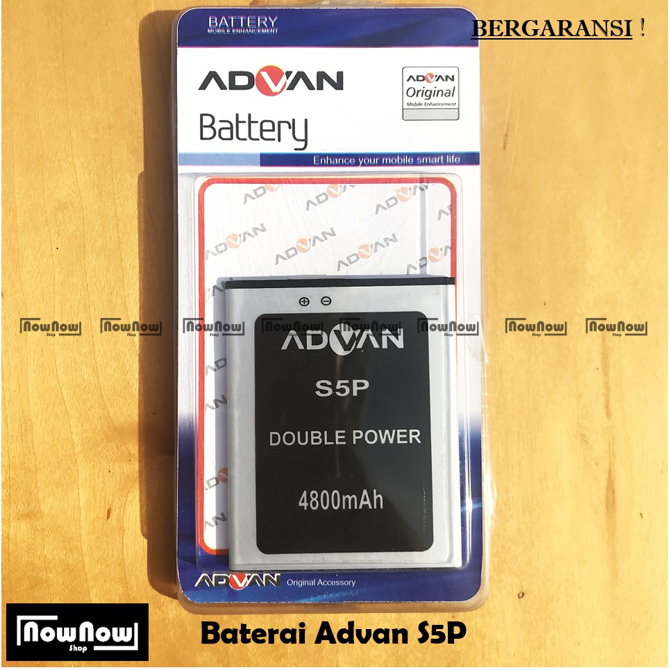 Baterai Advan S5P Original Double Power Batre Batrai Battery HP