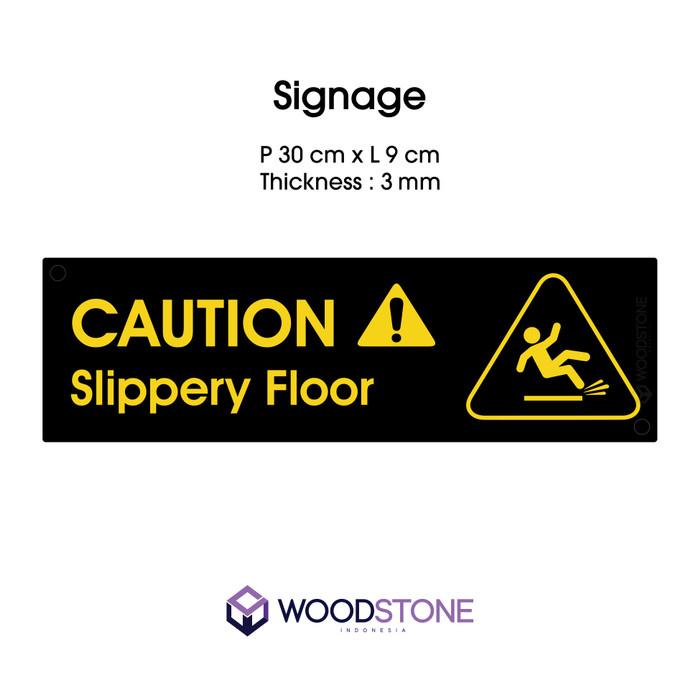 

Caution Sign Awas Licin Jatuh Papan Tanda Slippery Floor Acrylic Board