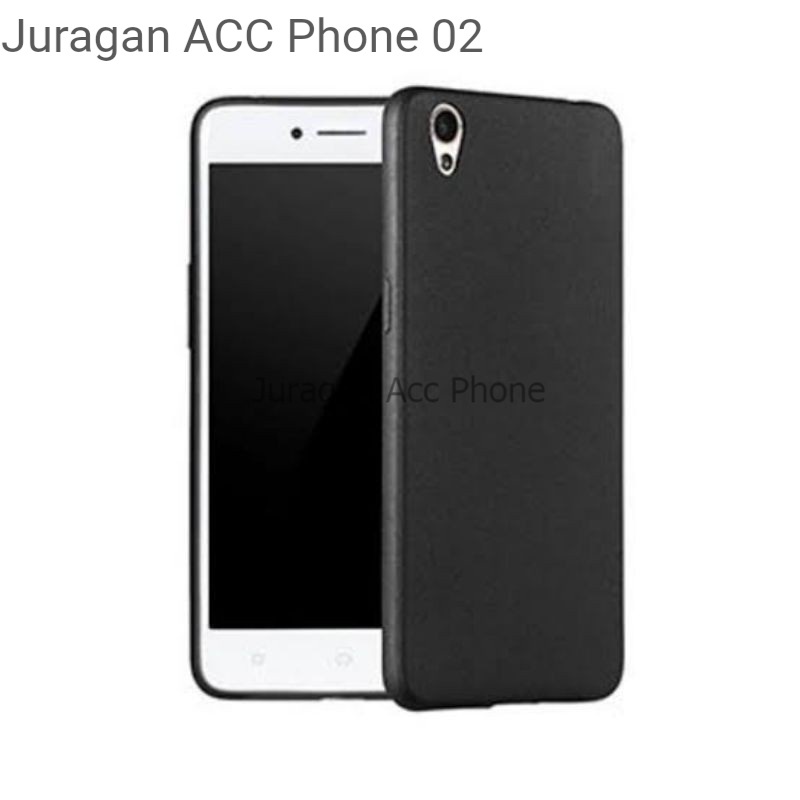 Soft Case Blackmatte Oppo A37 / Neo 9 Casing Silikon  Black Matte Hitam Polos Oppo A37 / Neo 9 Murah