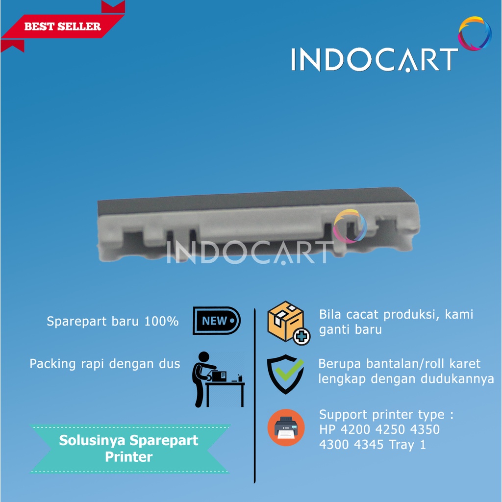 Separation Pad-HP 4200 4250 4350 4300 4345 Tray 1 RL1-0007