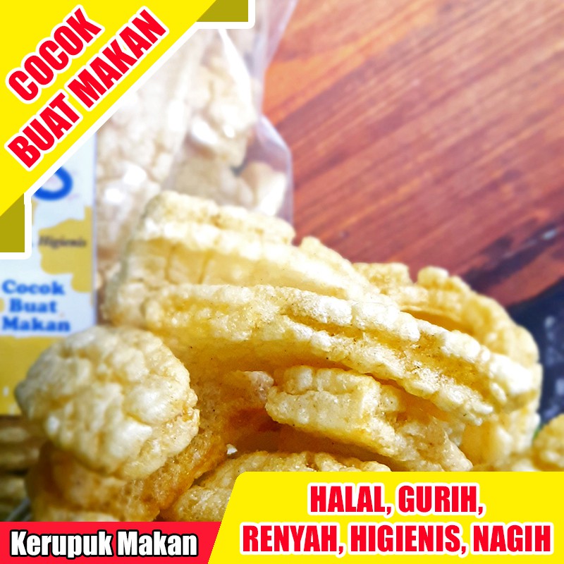 

KERUPUK MAKAN CEMILAN SNACK MAKANAN RINGAN RAMBAK ORIGINAL 145GR