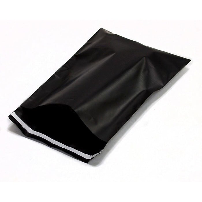 

35*45 - Black 100 pcs Amplop Plastik Polymailer Tebal 60mc