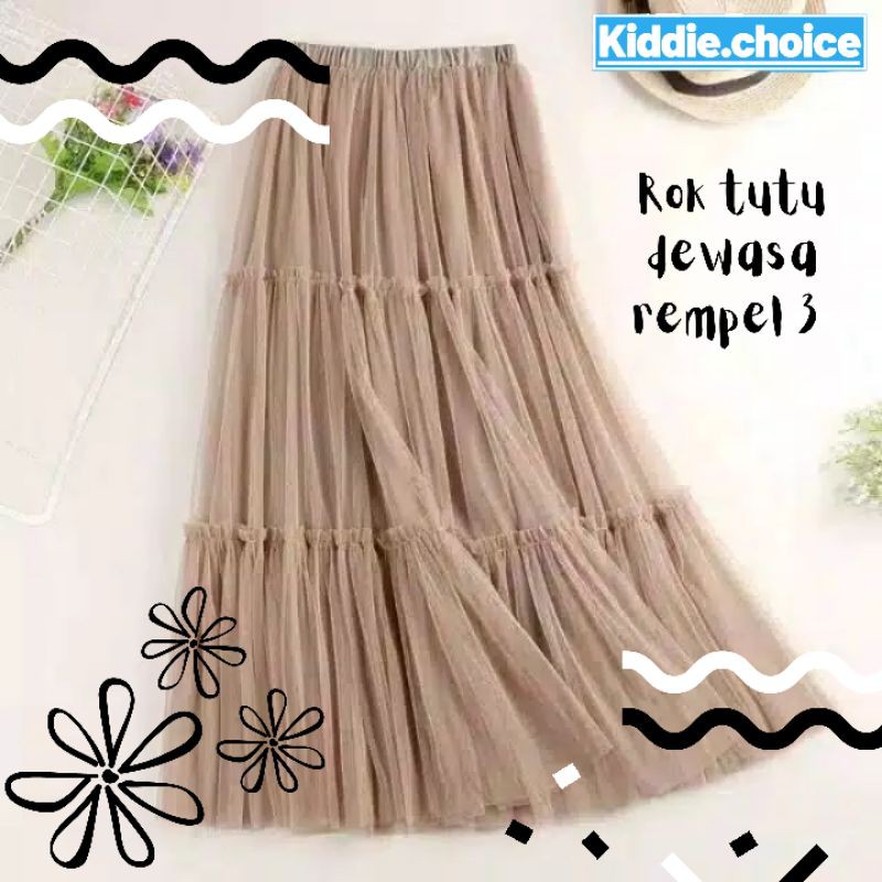 Jual Rok Tutu Dewasa Rempel Premium Request Warna Indonesiashopee Indonesia