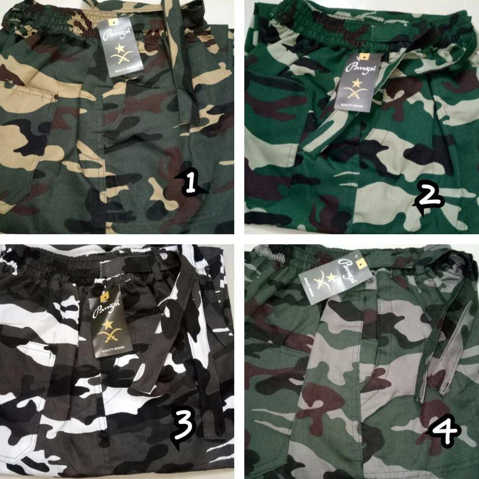 Celana sirwal pangsi army loreng jumbo