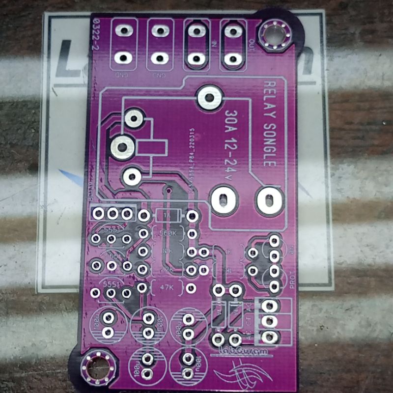 PCB SPEAKER PROTEK mono DOBEL LAYER MONO