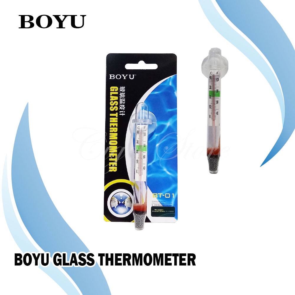 Thermometer glass aquarium boyu