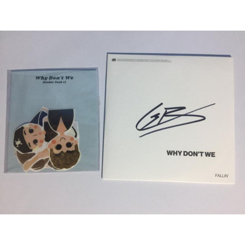 [Why Don't We] CD SIGNED FALLIN' CORBYN
