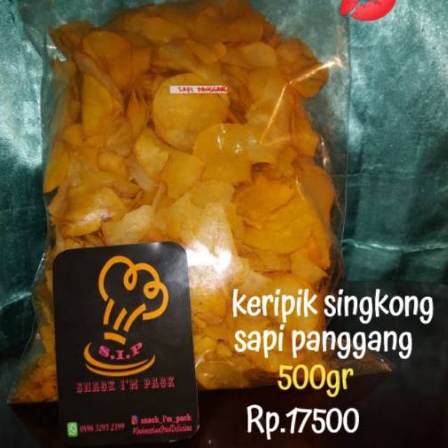 

Keripik sapi panggang 500gr